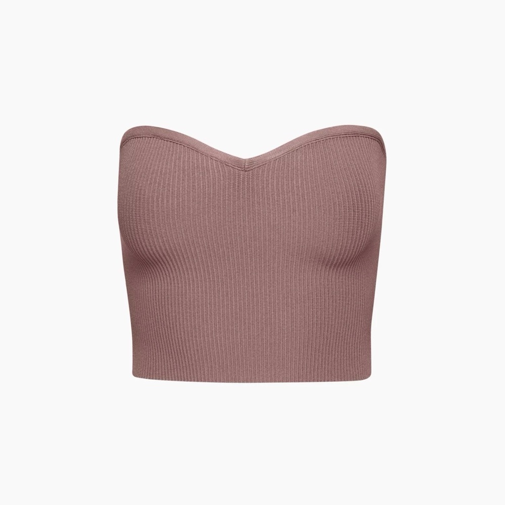 Aritzia Babaton Sculpt Knit Sweetheart Tube Top